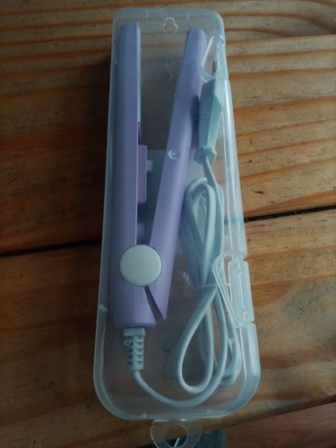 Mini hair straightener lilac - straightener,