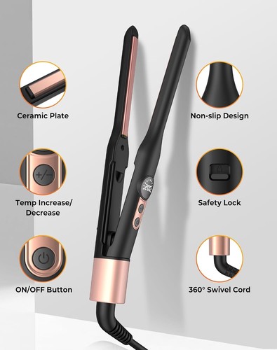 Mini hair straightener - hair,