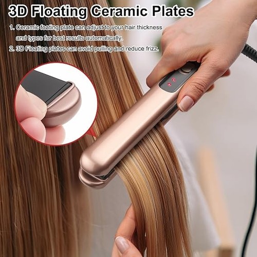 Mini travel hair straightener - hair,