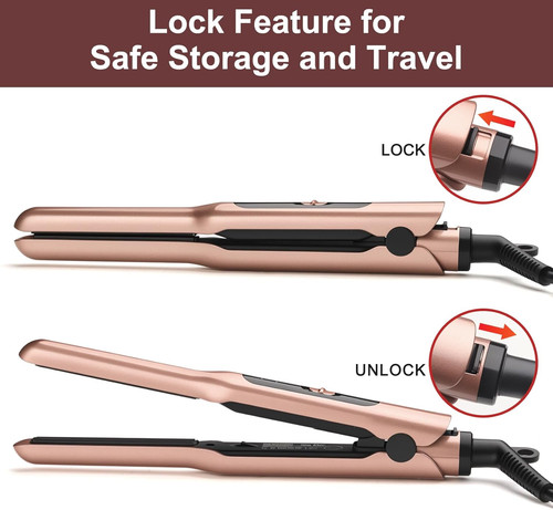 Ceramic mini hair straightener - ceramic,
