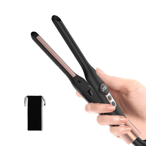 Mini hair straightener - 2-in-1,
