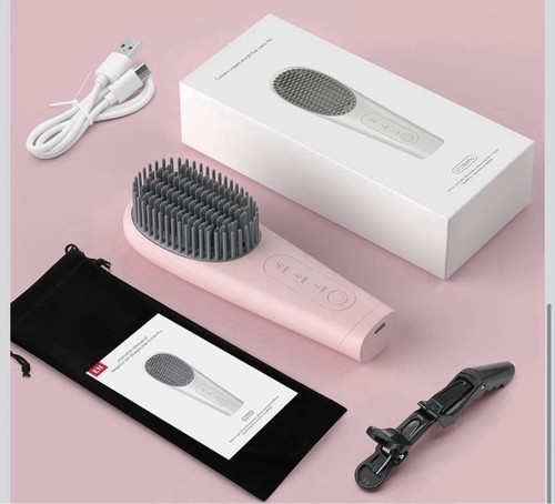 Cordless hot brush comb hair - brush,