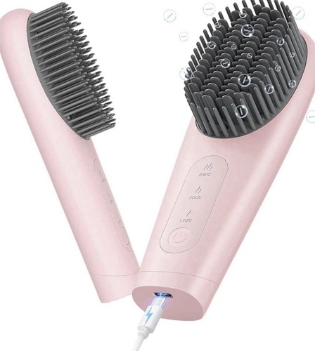 Cordless hot brush comb hair - cordless,
