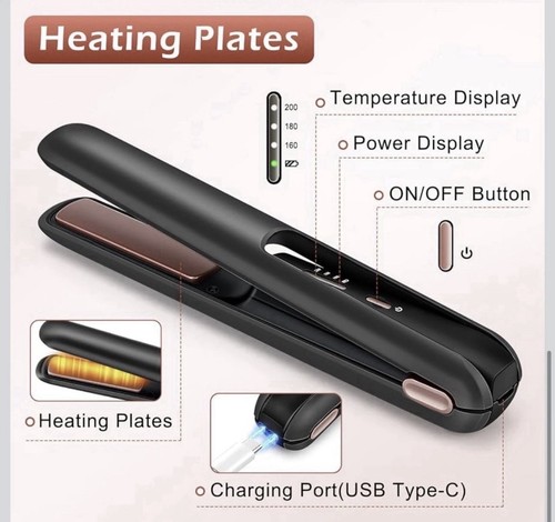 Cordless hair straightener - cordless,